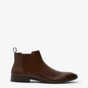 Soleplay Brown Solid Chelsea Boots