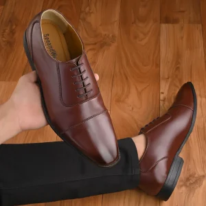 Oxford Brown Leather Shoes